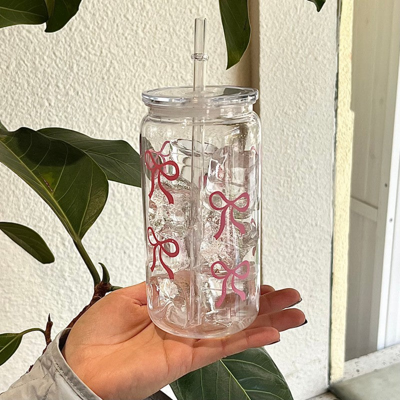 🎀 1pc Cute Bow Tumbler 🎀