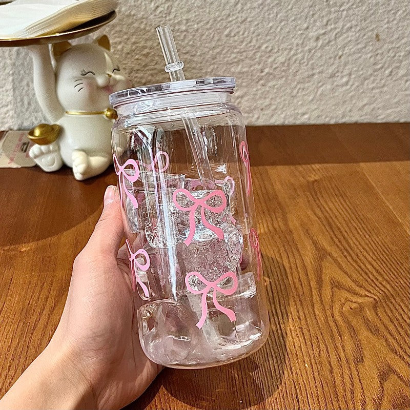 🎀 1pc Cute Bow Tumbler 🎀