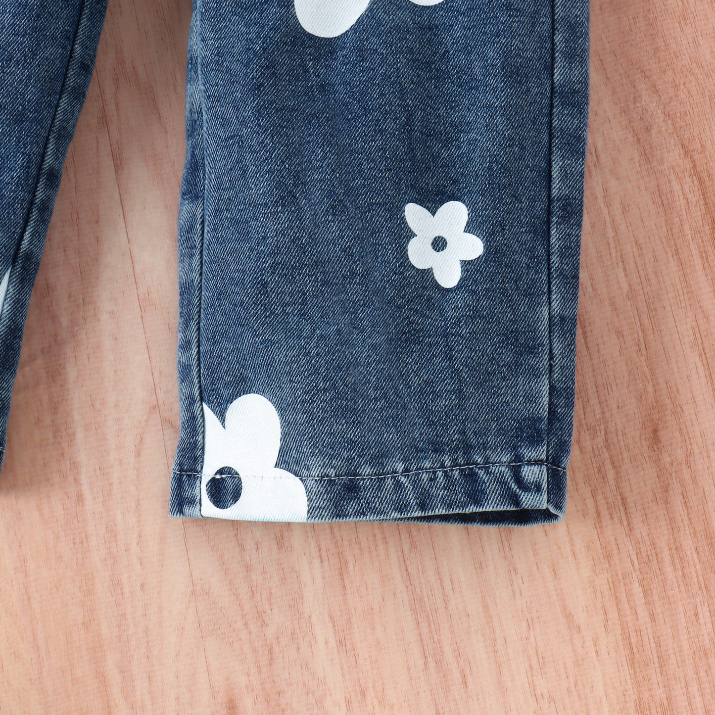 🦋✨ 2PC Butterfly or Flowers Jeans Set (Black or White) ✨🦋