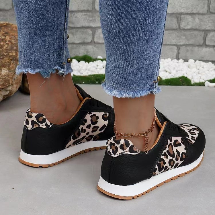 🐆 Leopard Print Trainers