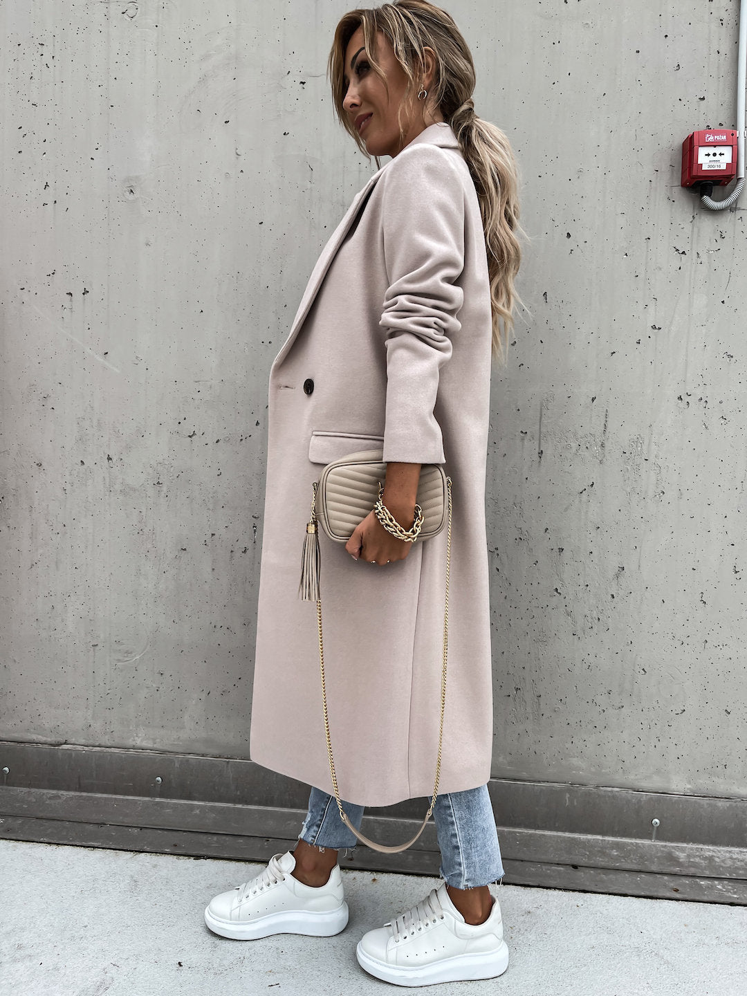 Single Breasted Woolen Coat
