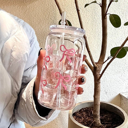 🎀 1pc Cute Bow Tumbler 🎀