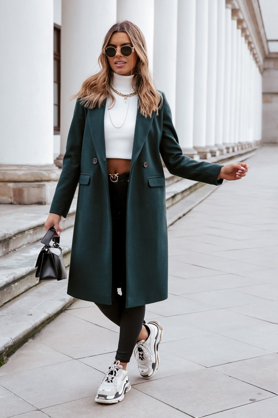 Single Breasted Woolen Coat