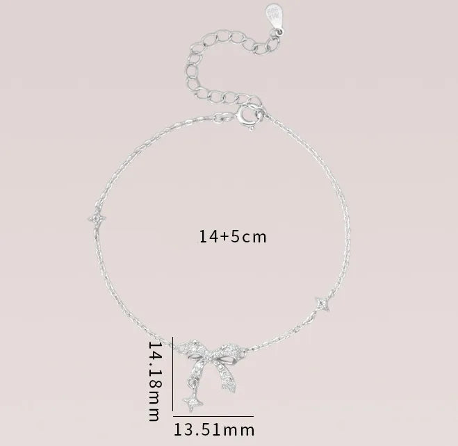 💎🎀 Silver Sweet Bow 🎀💎