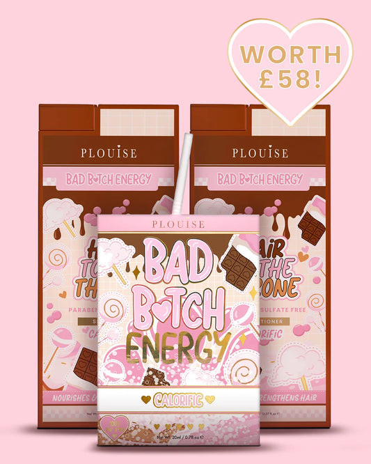 Soft Girl Bad Bi*ch Energy & Hair Care Bundle - Calorific - Worth £58