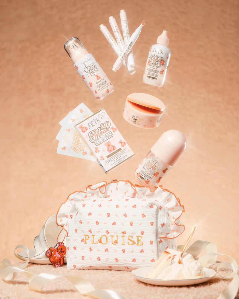 Teddy Touch Small Print Bag & Skincare Set - Worth £95
