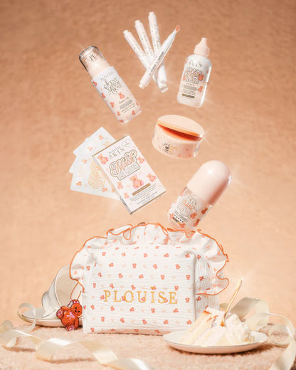 Teddy Touch Small Print Bag & Skincare Set - Worth £95