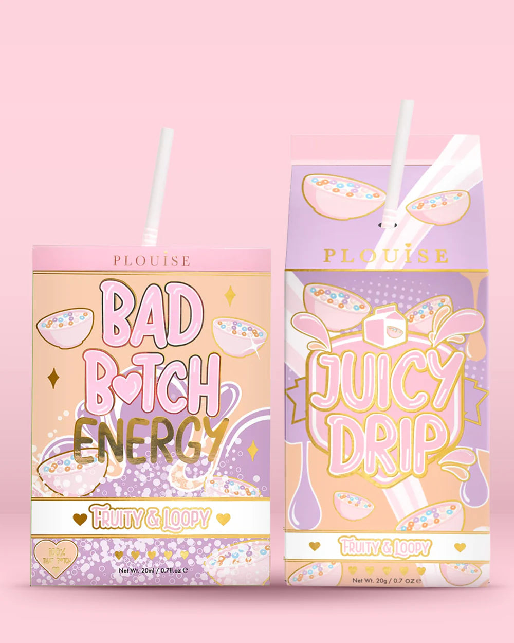 Bad Bi*ch Energy Lip & Juicy Drip Duo - Worth £44 (Multiple Options Available)