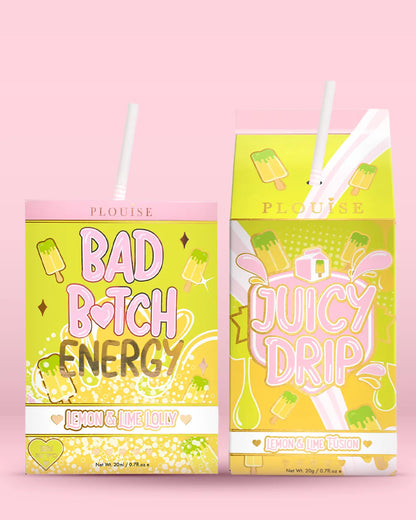 Bad Bi*ch Energy Lip & Juicy Drip Duo - Worth £44 (Multiple Options Available)