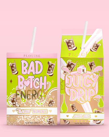 Bad Bi*ch Energy Lip & Juicy Drip Duo - Worth £44 (Multiple Options Available)