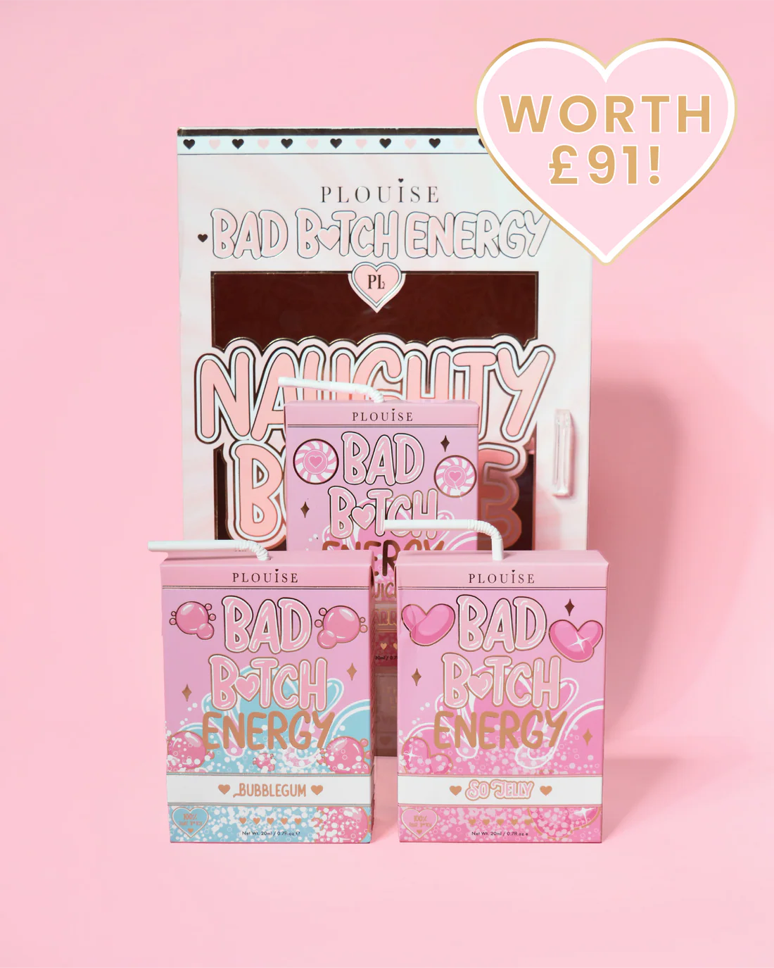 Naughty But Ice Bad Bi*ch Energy Trio - Multiple Options - Worth £91