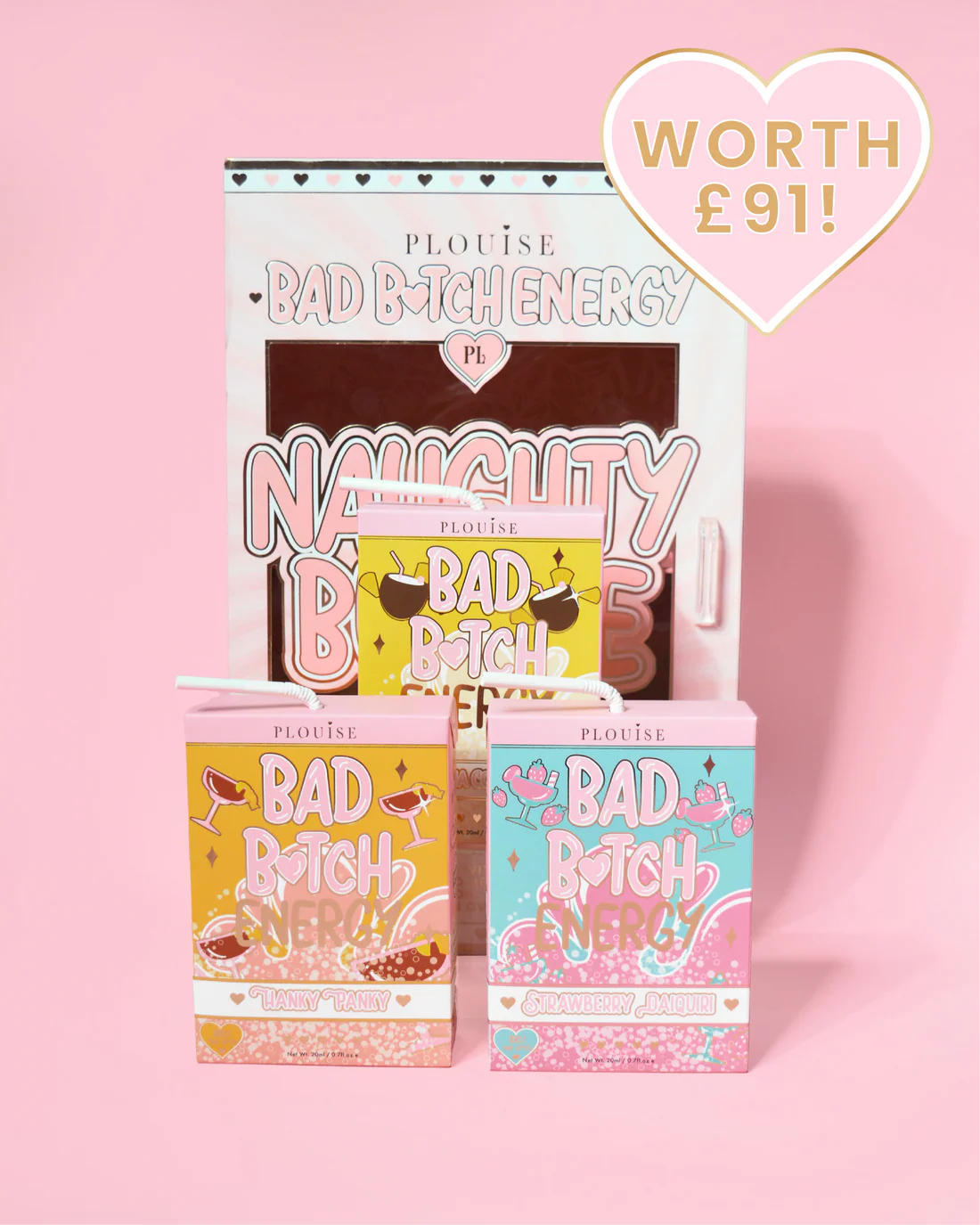 Naughty But Ice Bad Bi*ch Energy Trio - Multiple Options - Worth £91
