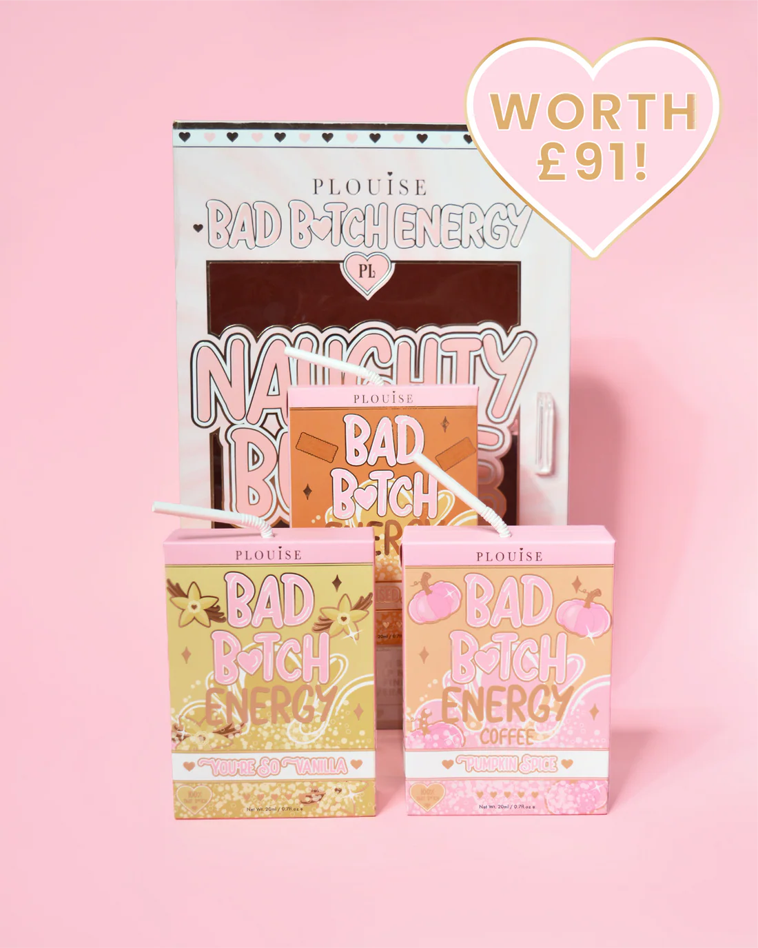 Naughty But Ice Bad Bi*ch Energy Trio - Multiple Options - Worth £91