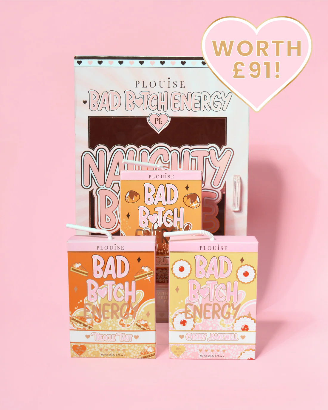 Naughty But Ice Bad Bi*ch Energy Trio - Multiple Options - Worth £91