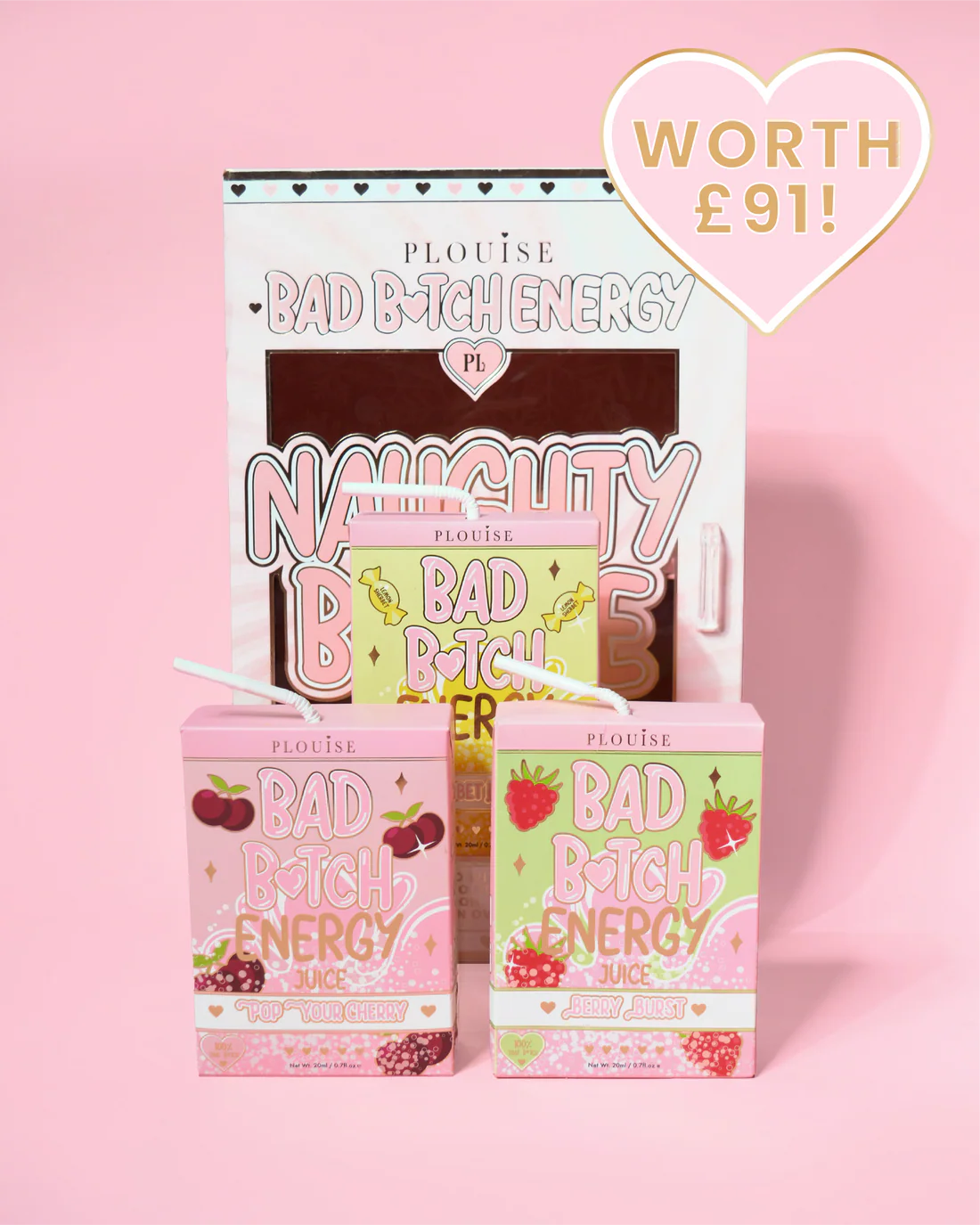 Naughty But Ice Bad Bi*ch Energy Trio - Multiple Options - Worth £91