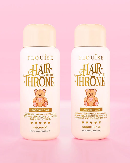 Hair To The Throne Shampoo & Conditioner Duo - Coconut Cake (Worth £36!)