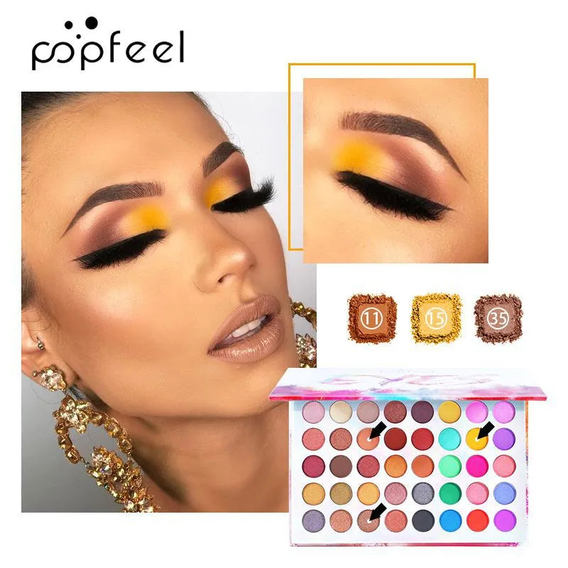 🎨 POPFEEL 40-Colour Eyeshadow Palette 🎨