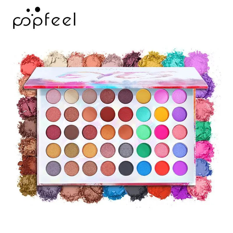 🎨 POPFEEL 40-Colour Eyeshadow Palette 🎨