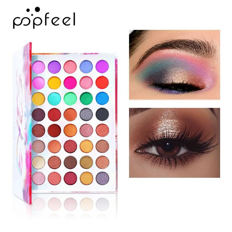 🎨 POPFEEL 40-Colour Eyeshadow Palette 🎨