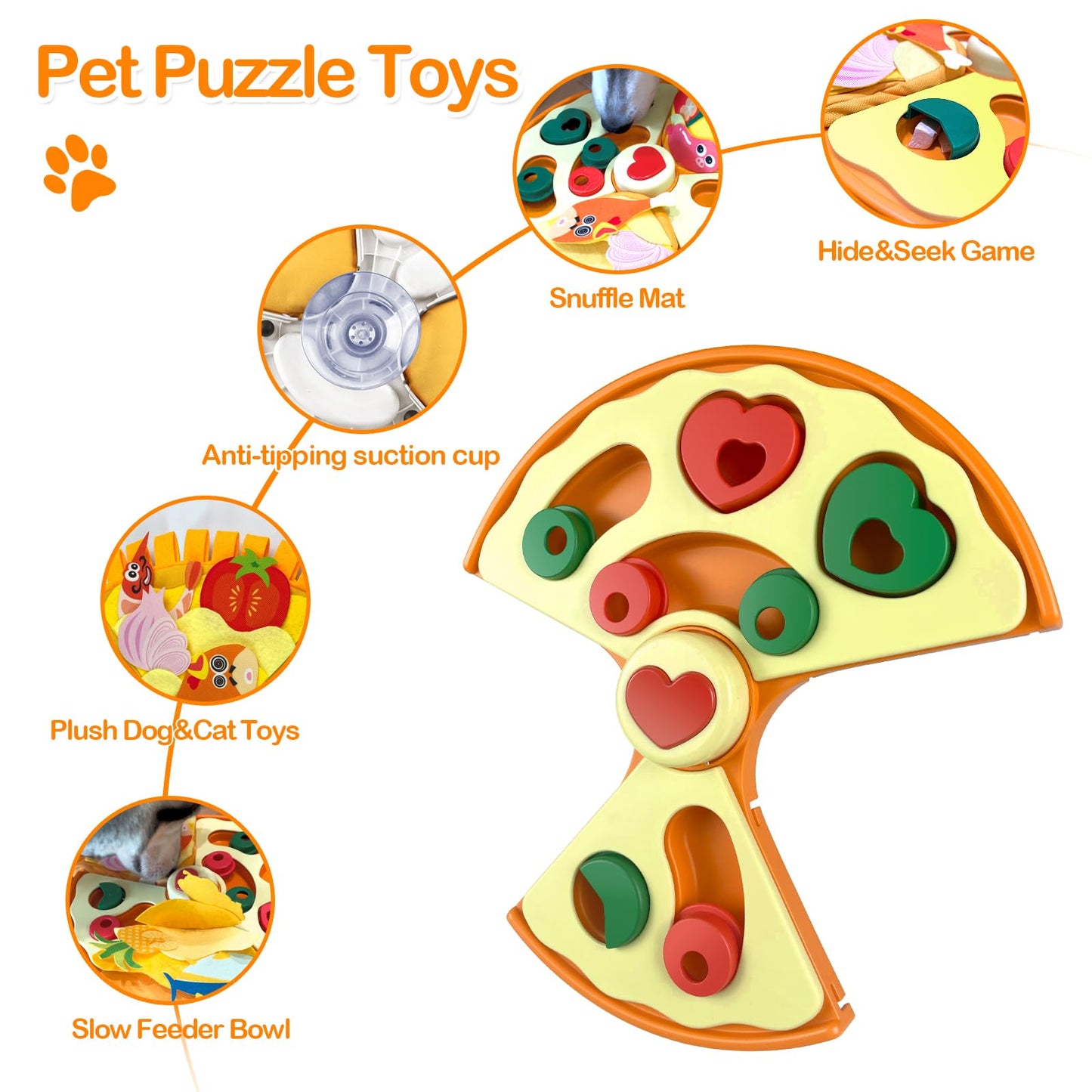 Interactive Cat & Dog Enrichment Toy