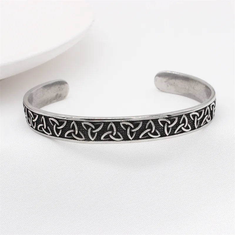 ⚔️ Titanium Steel Celtic Viking Bracelet ⚔️