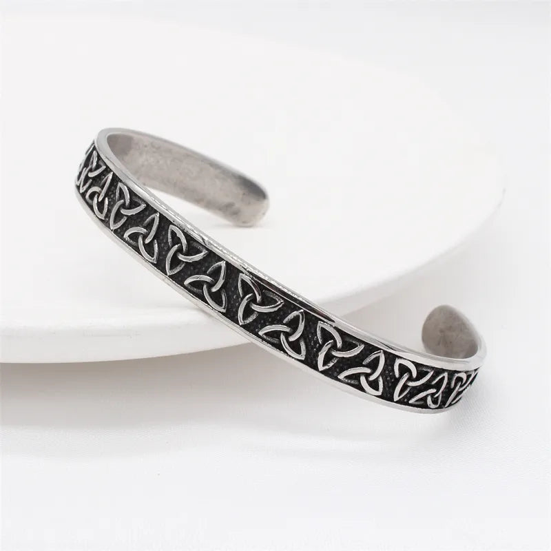 ⚔️ Titanium Steel Celtic Viking Bracelet ⚔️