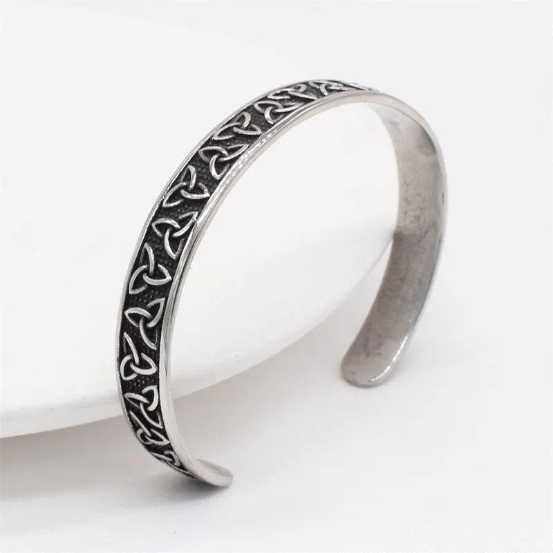 ⚔️ Titanium Steel Celtic Viking Bracelet ⚔️