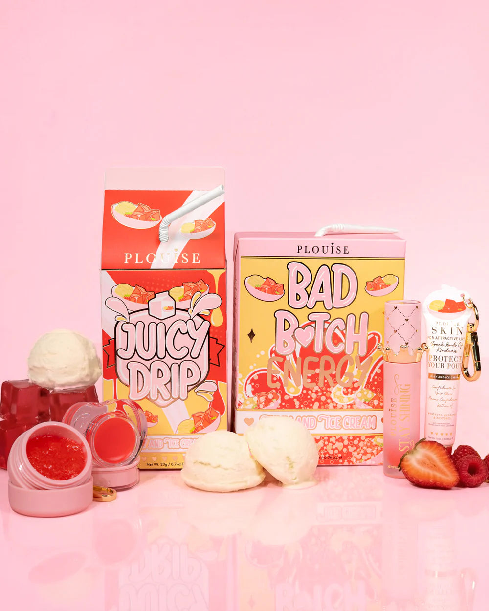 Bad Bi*ch Energy Lip & Juicy Drip Duo - Worth £44 (Multiple Options Available)