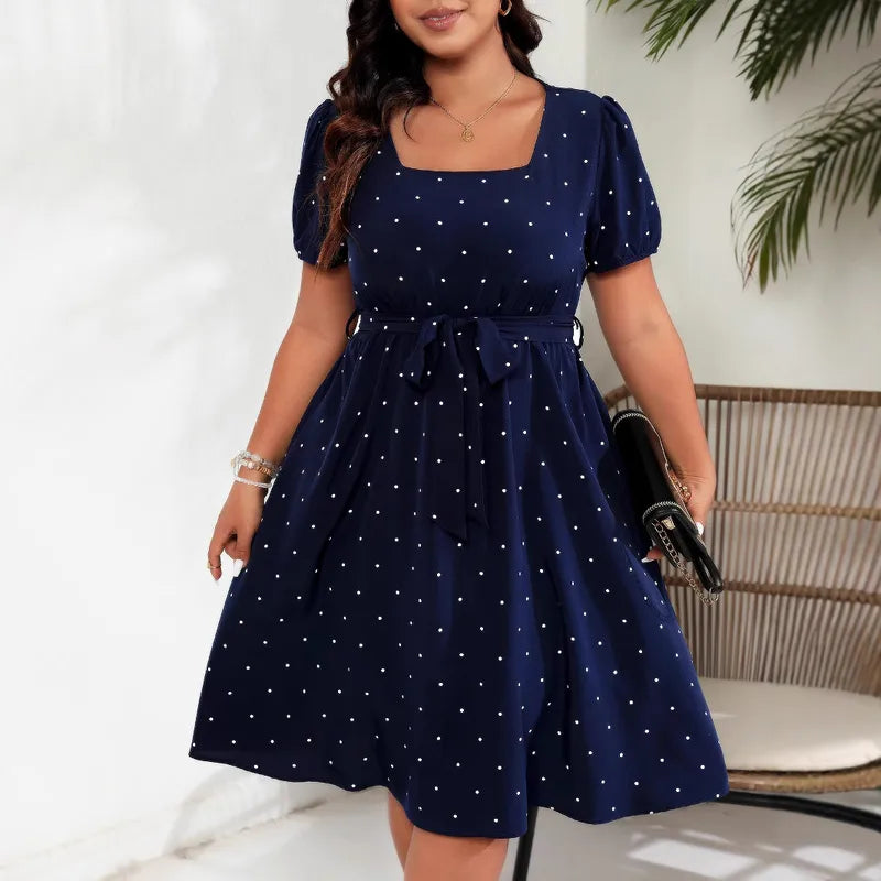👗 Ladies Elegant Retro Polka Dot Dress 👗