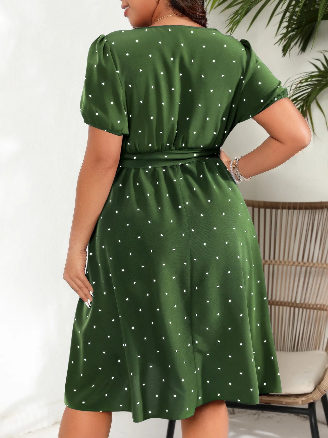 👗 Ladies Elegant Retro Polka Dot Dress 👗