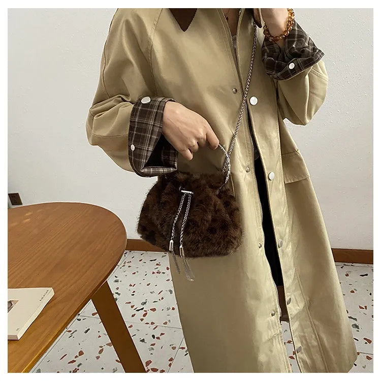 🐆 Leopard Print Plushie Bucket Handbags 🐆