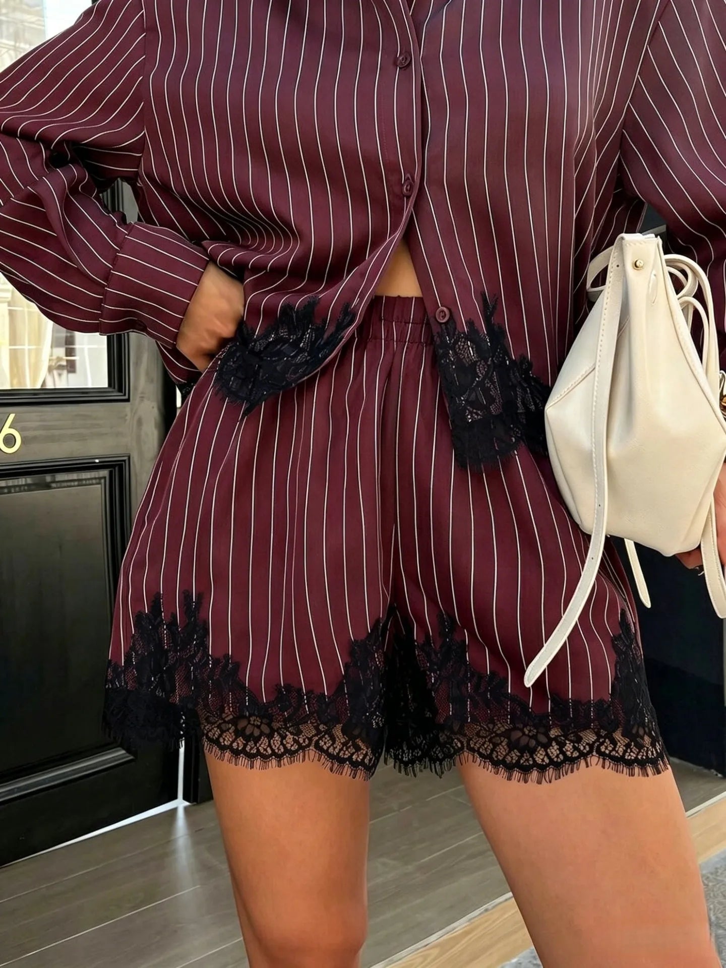 ❤️ 2pc Stripe Shorts Co-Ord Set ❤️