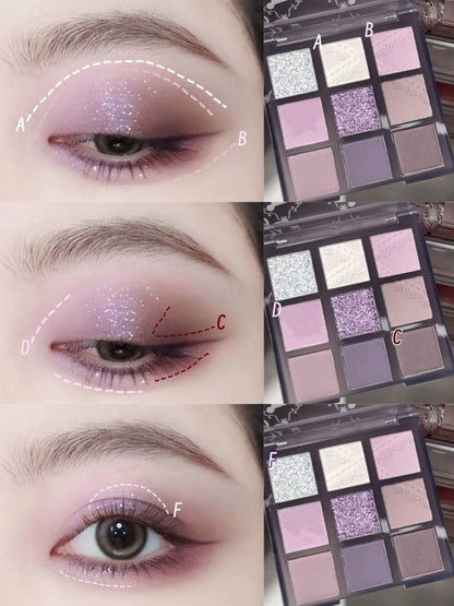 💜 9-Colour Eyeshadow Palette 💜