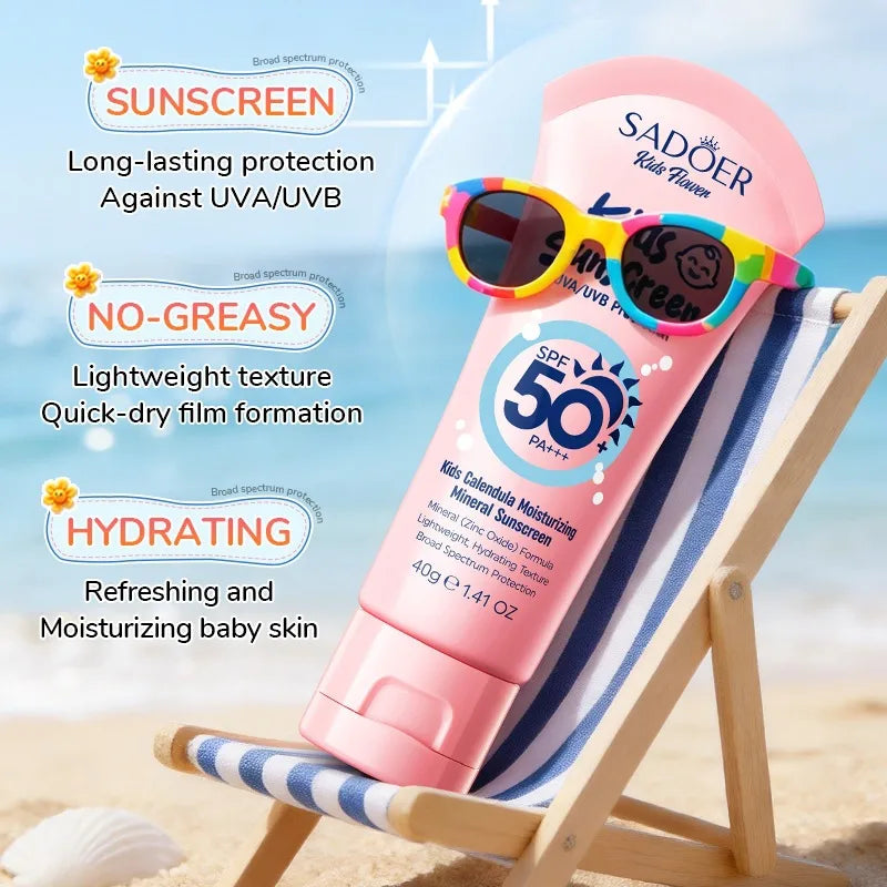 ☀️🧒 Kids Sunscreen SPF 50 PA+++ 👧☀️