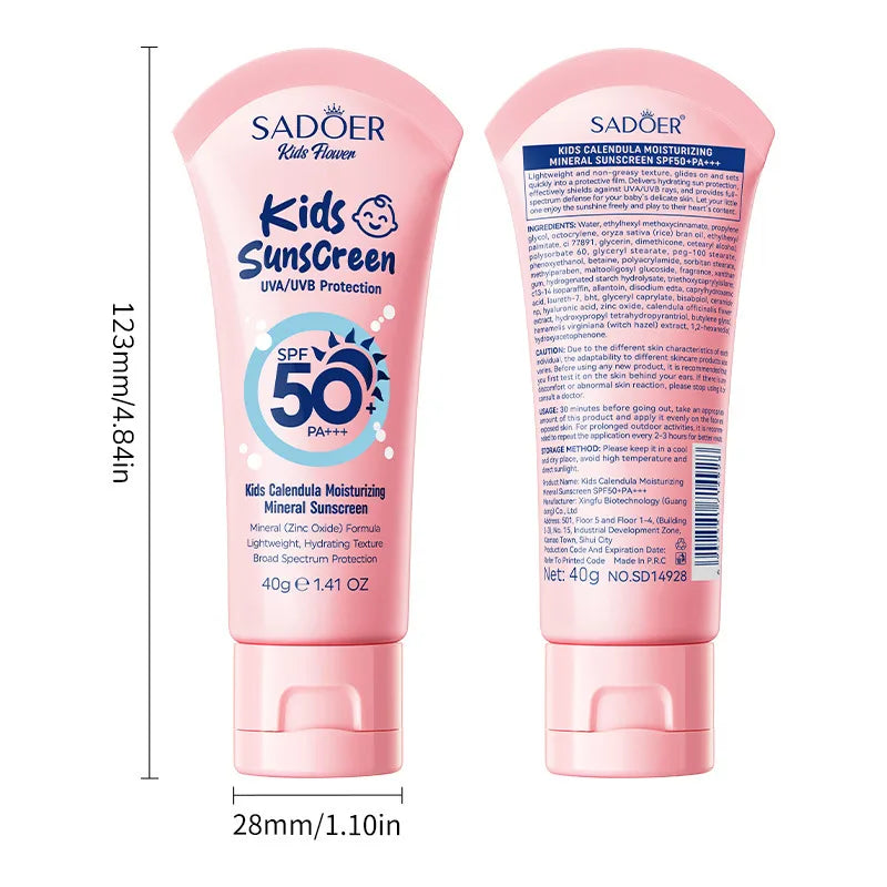 ☀️🧒 Kids Sunscreen SPF 50 PA+++ 👧☀️