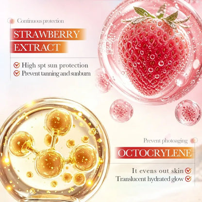 🍒 Cherry Glow Sunscreen Body Lotion SPF 50 🍒