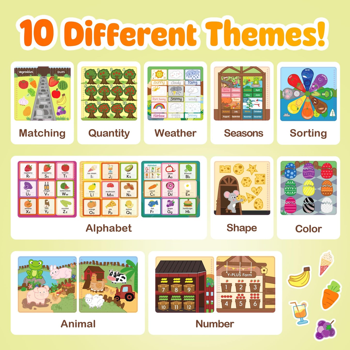 Montessori Busy Board Toddler Activity Book