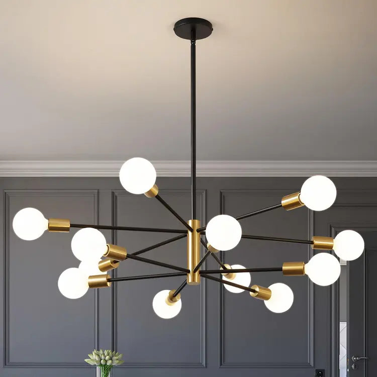 Sputnik Chandelier Ceiling Light (12)