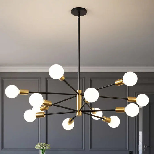 Sputnik Chandelier Ceiling Light (12)