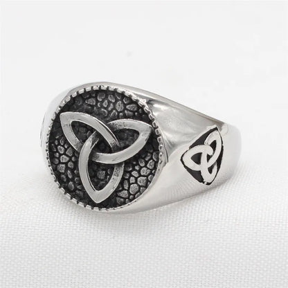 ⚔️🛡️  Viking Themed Titanium Steel Ring 🛡️⚔️