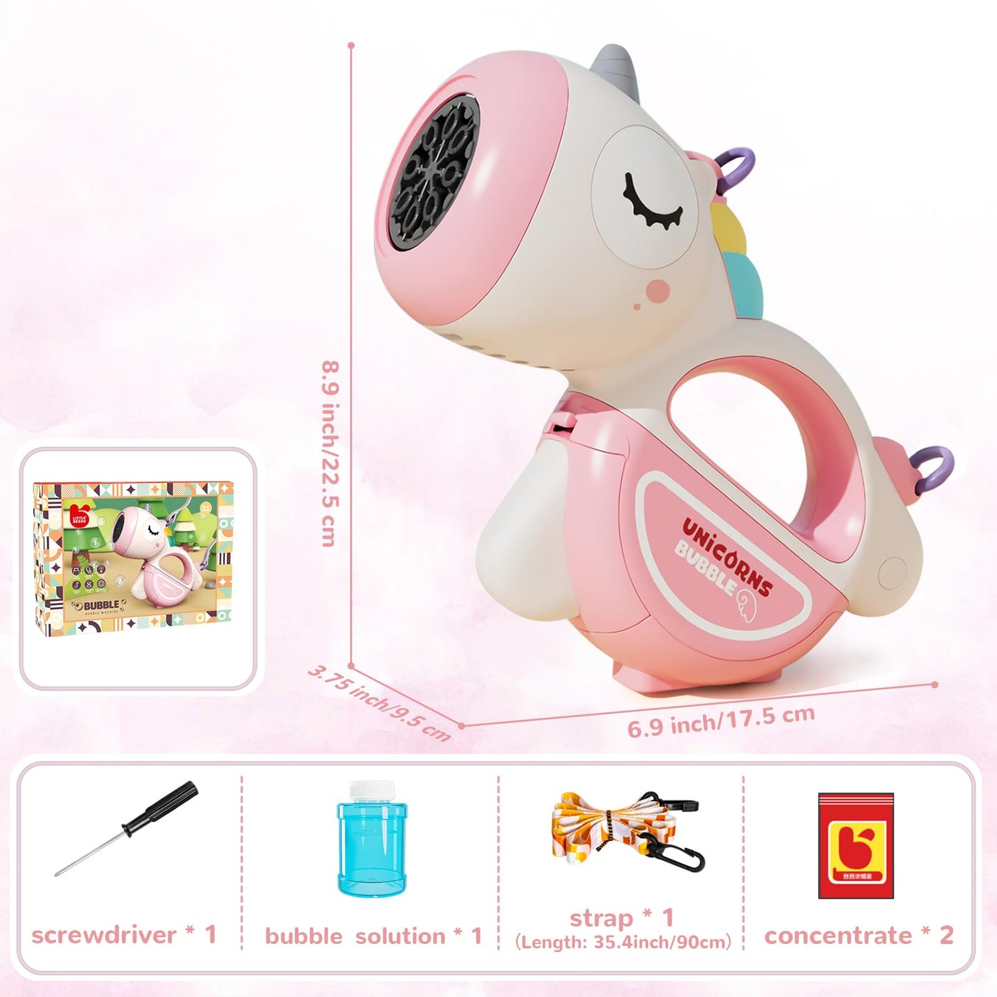 Automatic Unicorn Bubble Machine