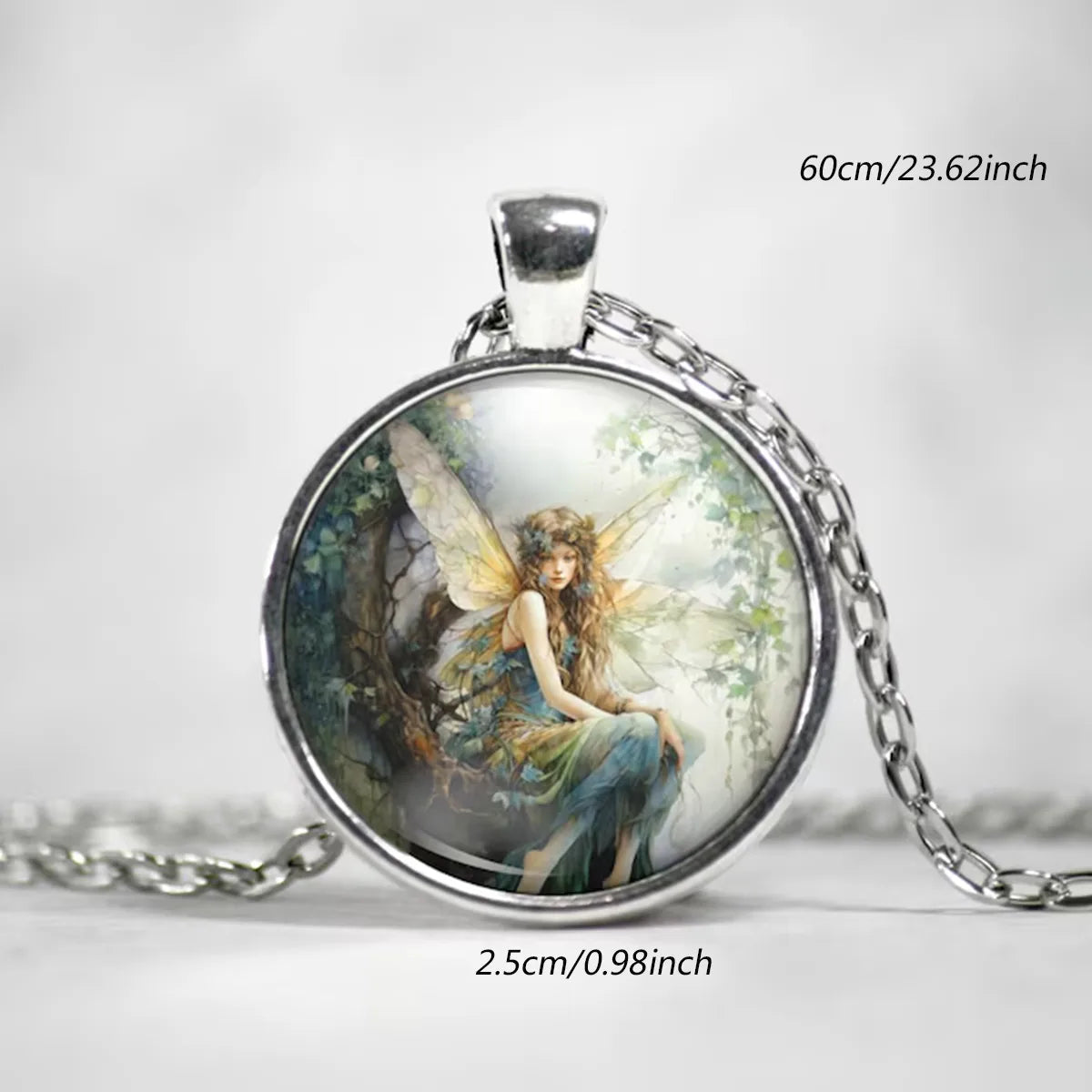 🧚 Retro Fairy Pendant Necklace 🧚