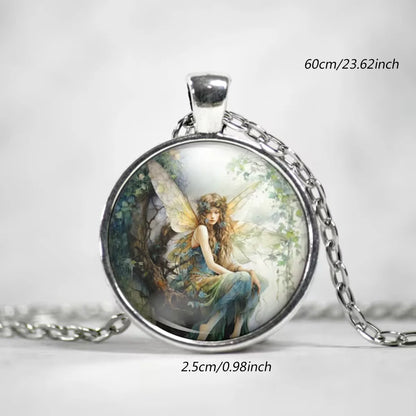 🧚 Retro Fairy Pendant Necklace 🧚