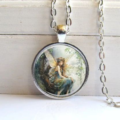 🧚 Retro Fairy Pendant Necklace 🧚