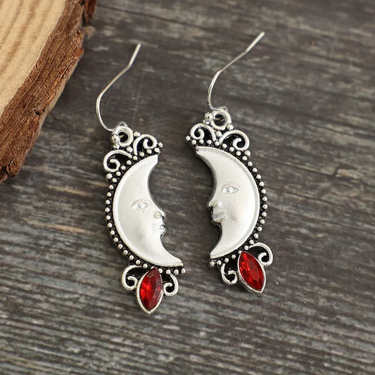 🌙 White Moon Earrings 🌙