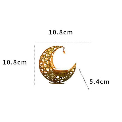 🌙 Retro Simple Style Star & Moon Iron Tealight Holders 🌙
