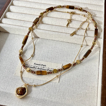 🐯 Tiger Eye Pendant Necklace 🐯