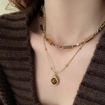 🐯 Tiger Eye Pendant Necklace 🐯