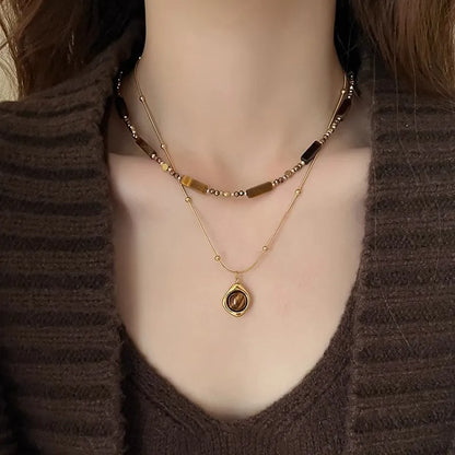 🐯 Tiger Eye Pendant Necklace 🐯