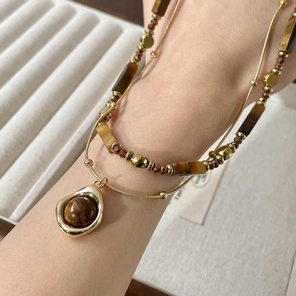 🐯 Tiger Eye Pendant Necklace 🐯